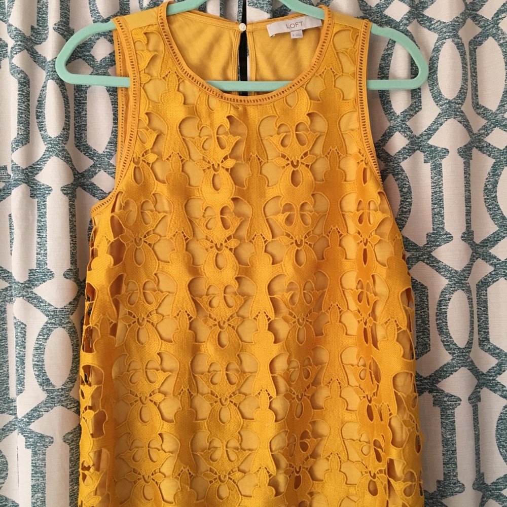 Loft medium lace top